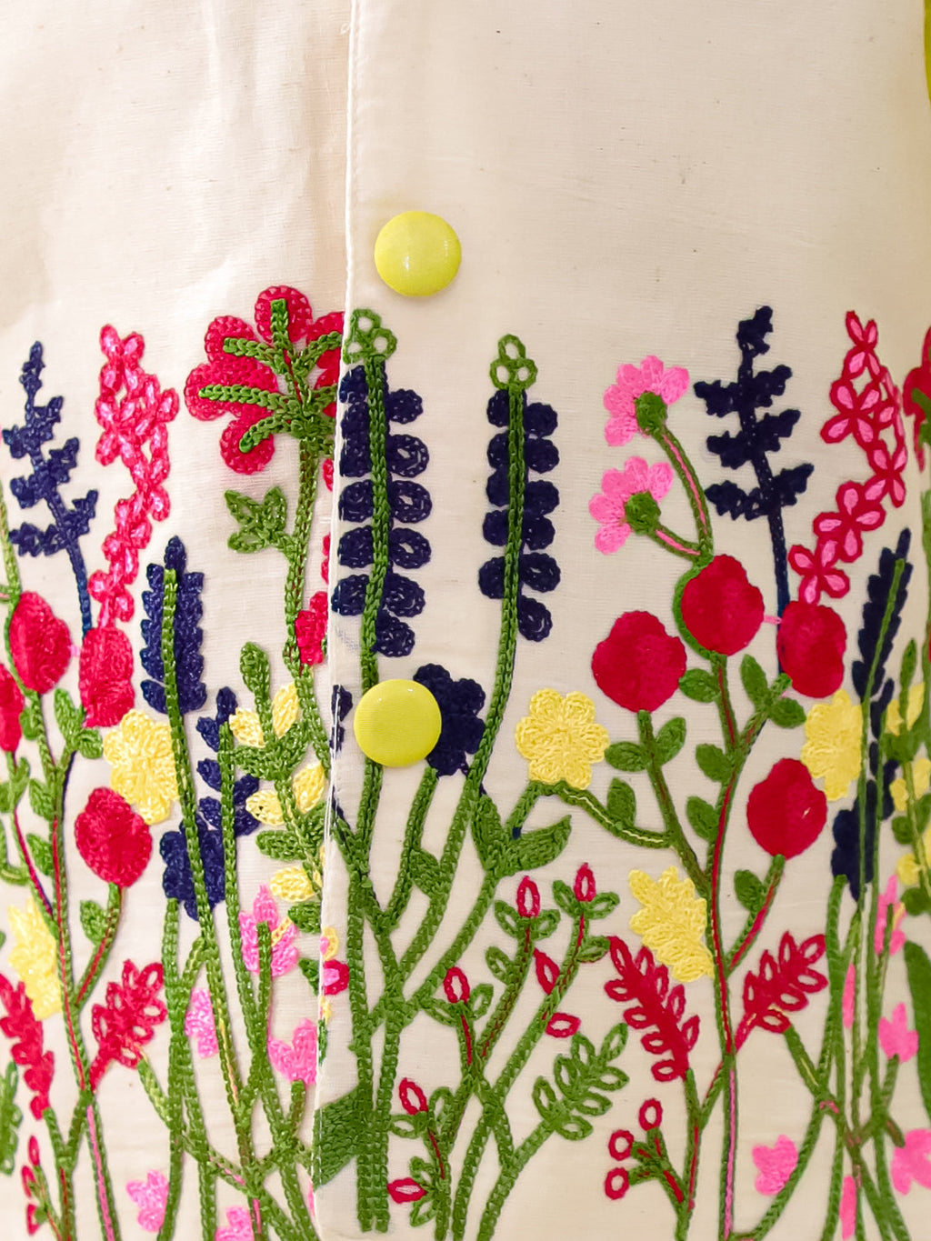 Boys Embroidered Jacket Kurta Pyjama Set in Yellow & White - styled look