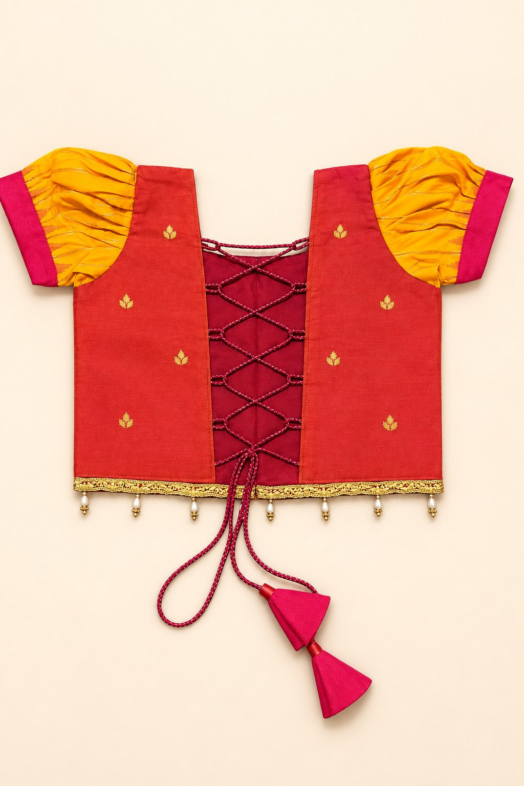 Fakhta Silk Pattu Pavadai Mustard