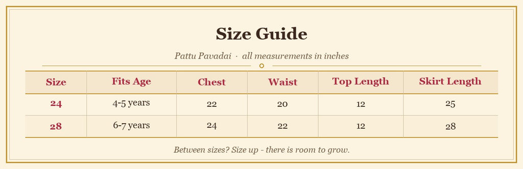 Daman Silk Pattu Pavadai Forest Green